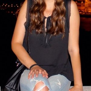 American Eagle Peplum Tank Top